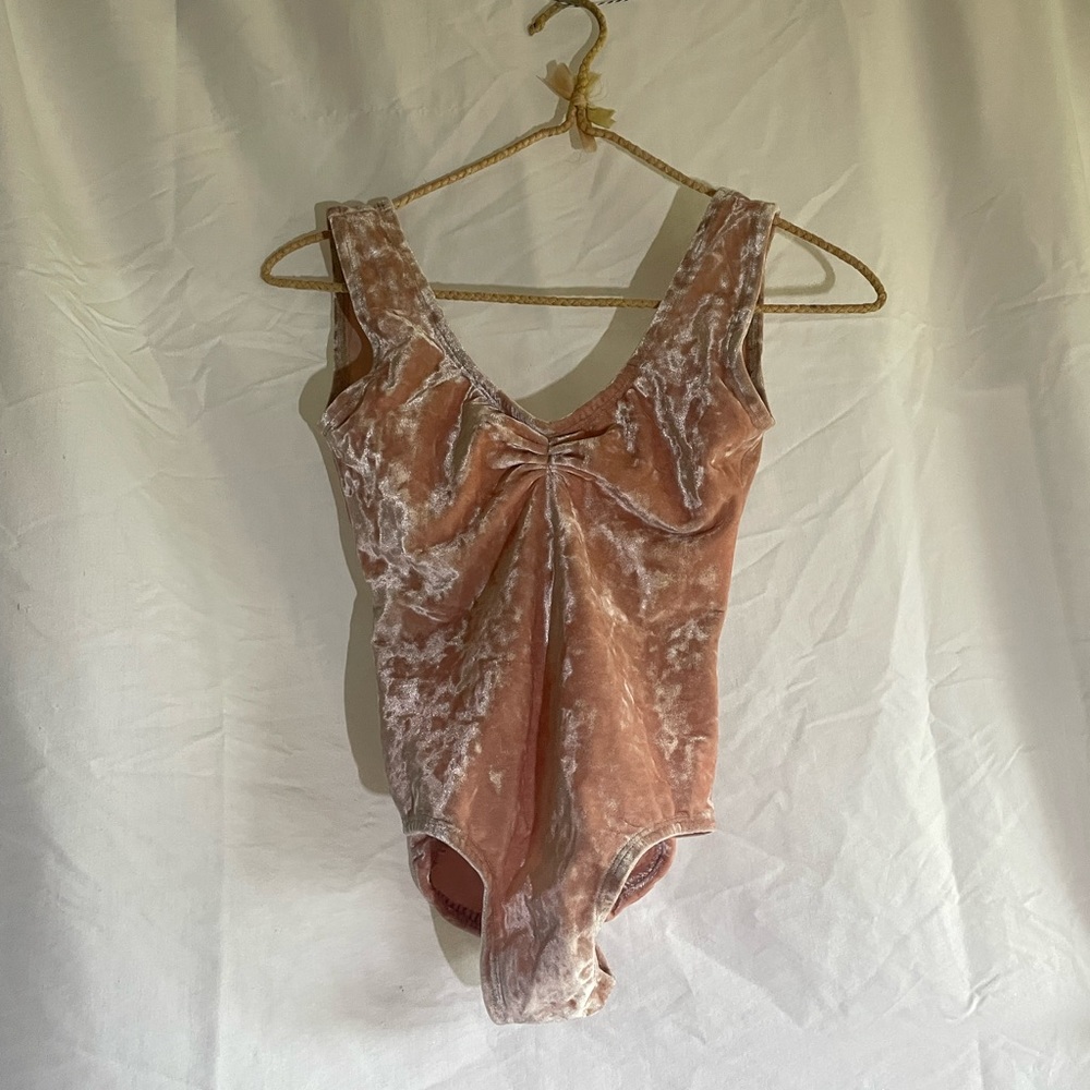 Lucky Leo Pink Velvet Leotard, ballet, contemporary